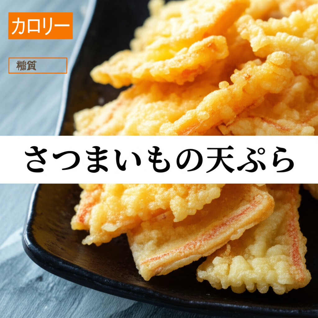さつまいもの天ぷらのカロリーは高い？低い？糖質などの栄養素も徹底分析
