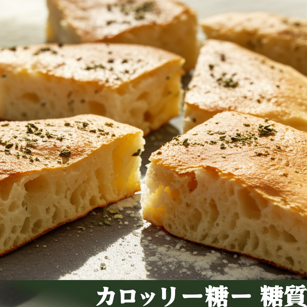 フォカッチャのカロリーは高い？低い？糖質などの栄養素を徹底解剖