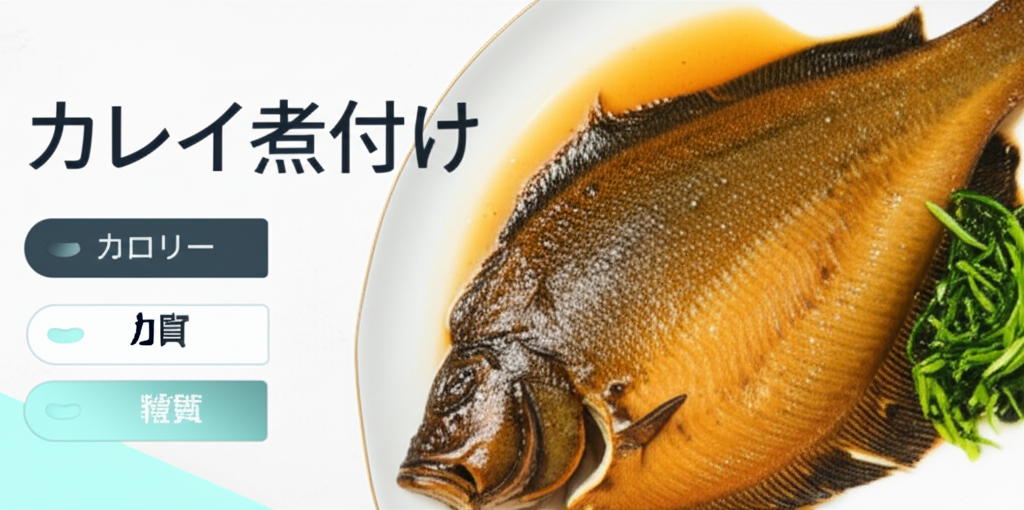 カレイ煮付けのカロリーは高い？低い？糖質などの栄養素を徹底解析