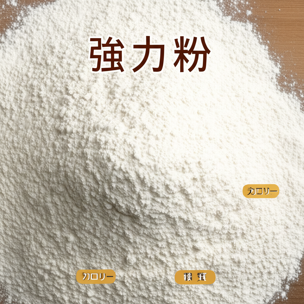 強力粉のカロリーは高い？低い？糖質などの栄養素を徹底解説