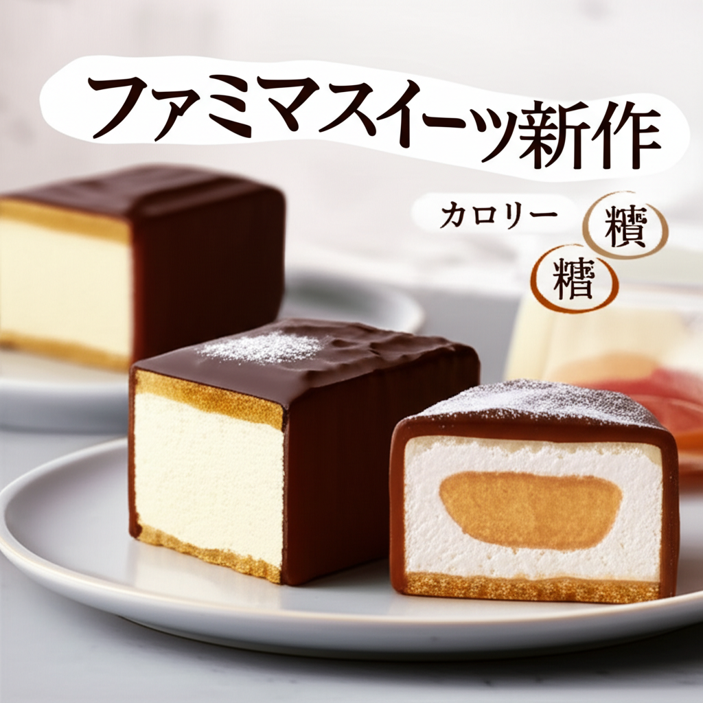 ファミマスイーツ新作のカロリーは高い？低い？糖質などの栄養素も詳しく分析