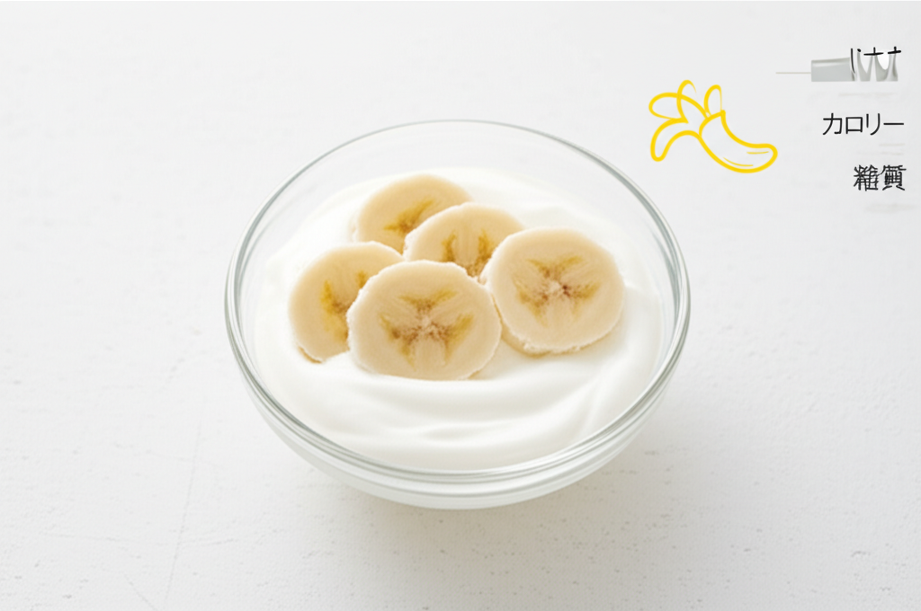 バナナヨーグルトのカロリーは高い？低い？糖質などの栄養素を徹底解説