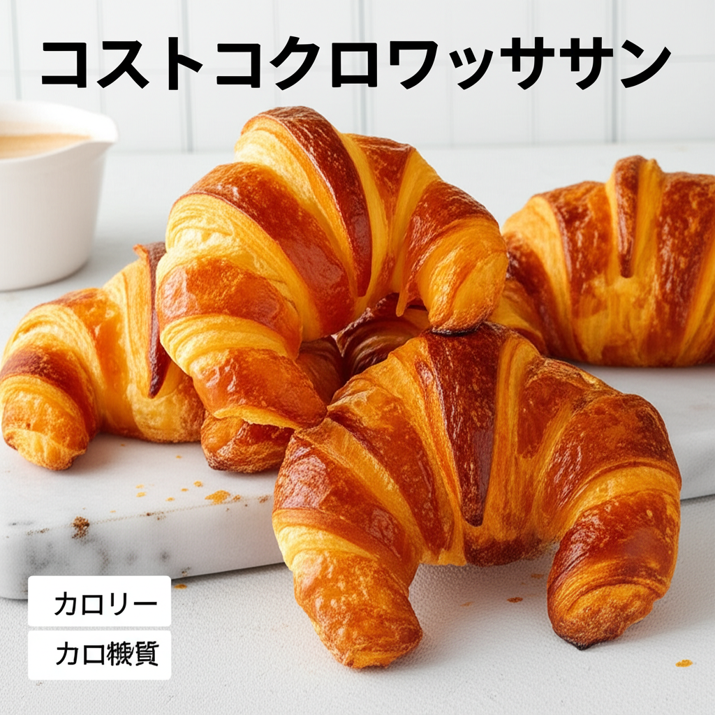 コストコクロワッサンのカロリーは高い？低い？糖質などの栄養素を徹底分析