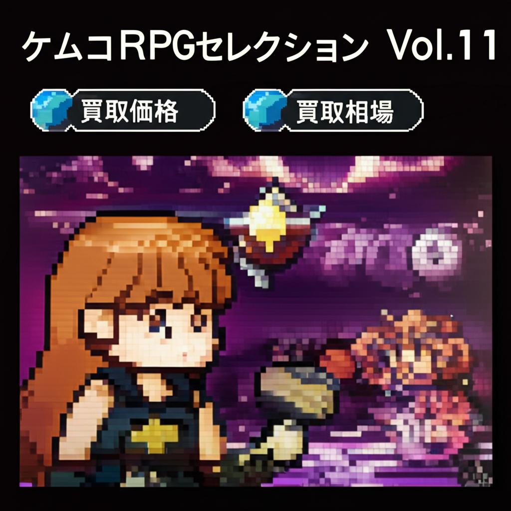 【最新】ケムコRPGセレクション Vol.11の買取価格相場を比較！高く売るコツ