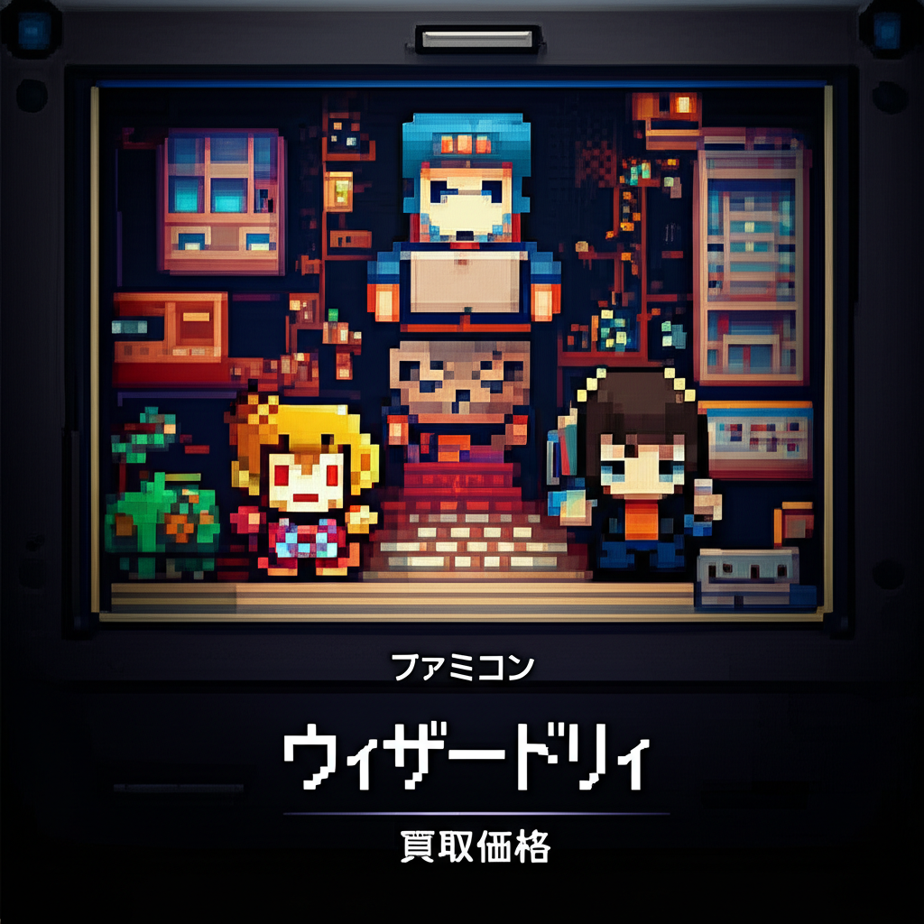 【ファミコン】ウィザードリィの買取価格相場を比較！レトロRPGを高く売るコツ
