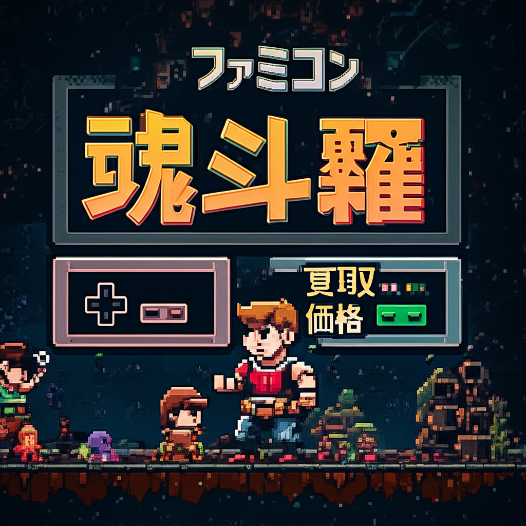 【ファミコン】魂斗羅の買取価格相場を比較！高く売るコツ