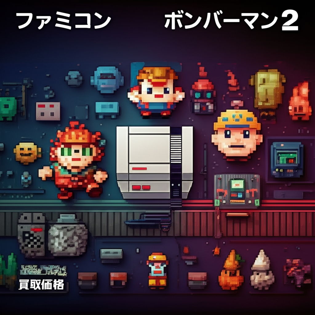 【ファミコン】ボンバーマン2の買取価格相場を比較！高く売るコツ