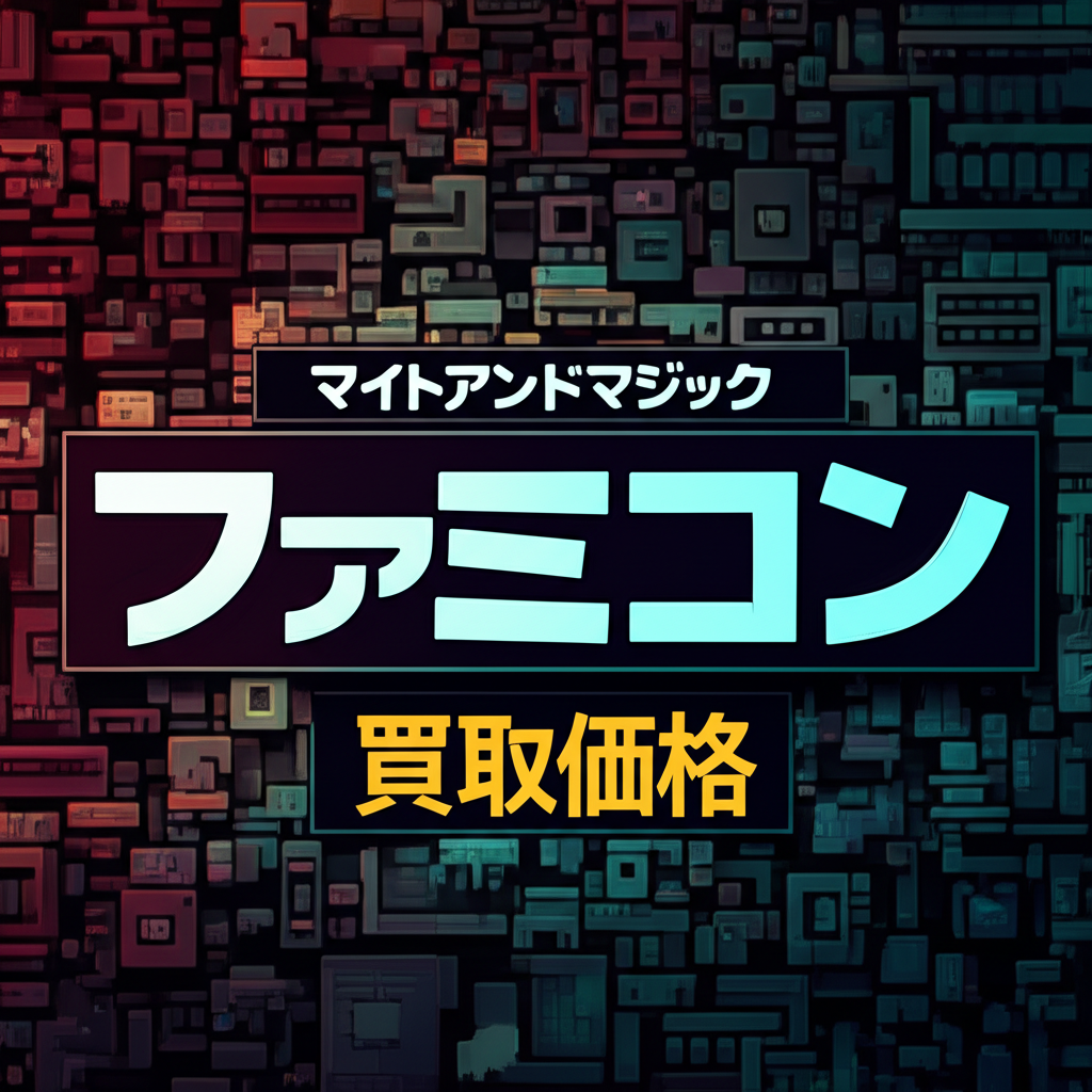 【ファミコン】マイトアンドマジックの買取価格相場を比較！高く売るコツ