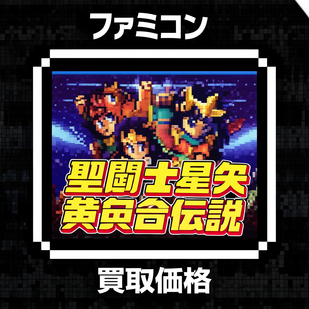 【ファミコン】聖闘士星矢黄金伝説の買取価格相場を比較！高く売るコツ