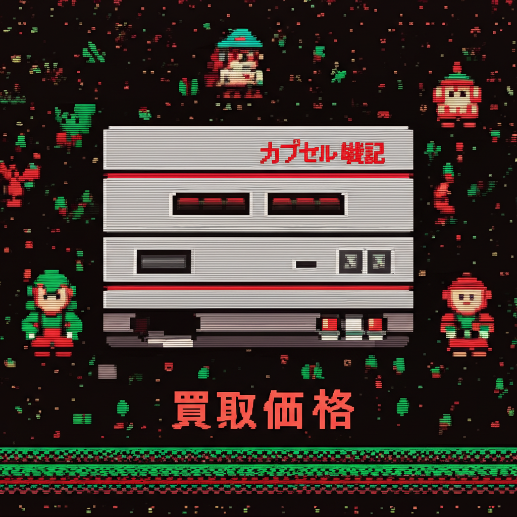 【ファミコン】カプセル戦記の買取価格相場を比較！高く売るコツ