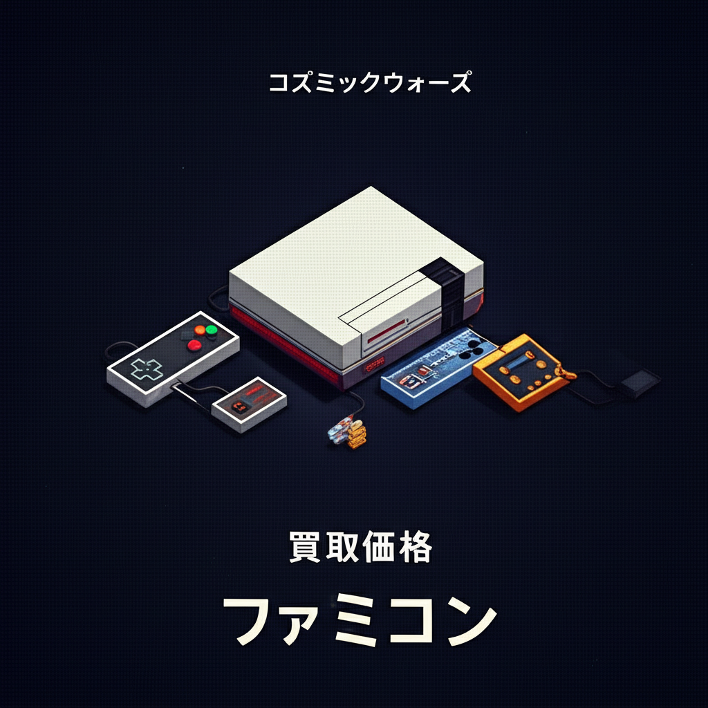 【ファミコン】コズミックウォーズの買取価格相場を比較！高く売るコツ