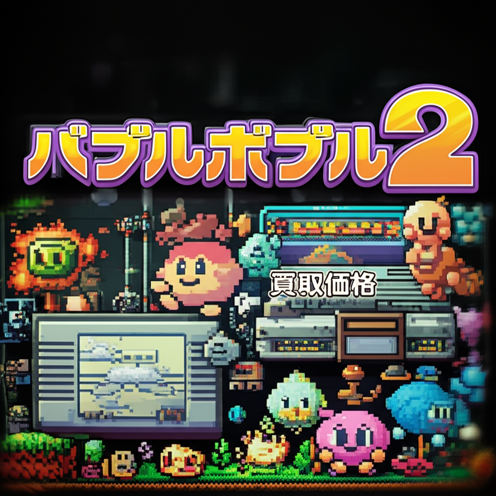 【ファミコン】バブルボブル2の買取価格相場を比較！高く売るコツ