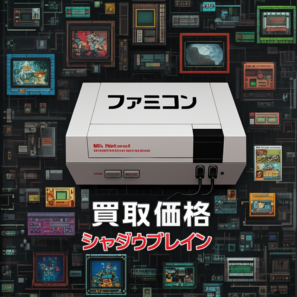 【ファミコン】シャドウブレインの買取価格相場を比較！高く売るコツ
