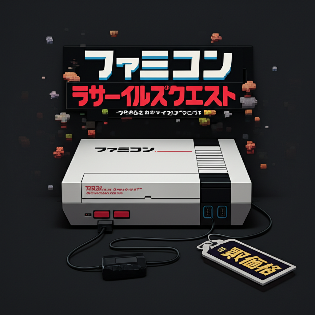 【ファミコン】ラサール石井のチャイルズクエストの買取価格相場を比較!高く売るコツ