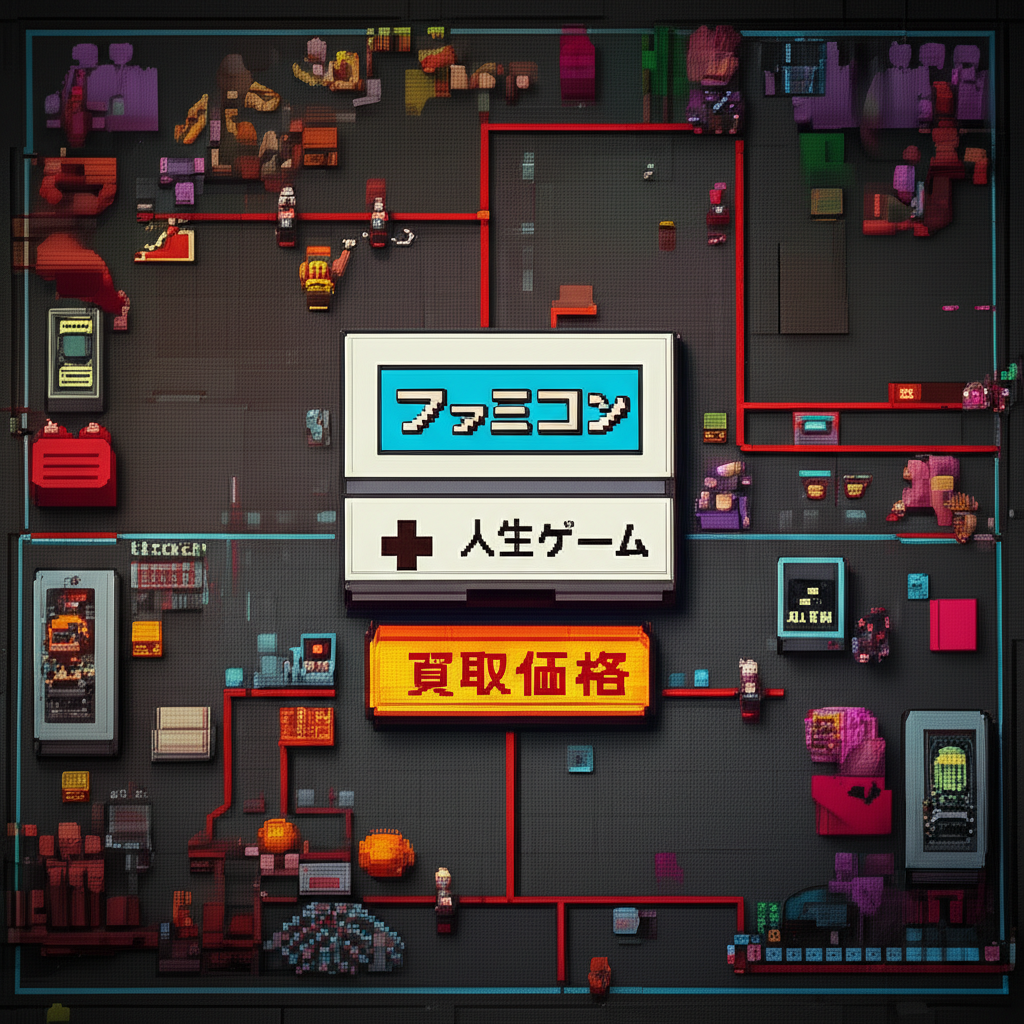 【ファミコン】RPG人生ゲームの買取価格相場を比較！高く売るコツ