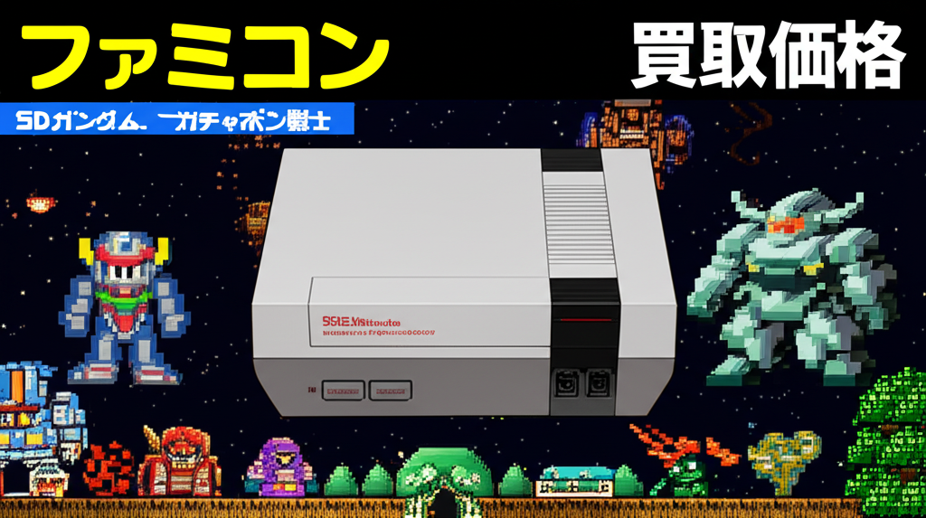 【ファミコン】SDガンダム ガチャポン戦士シリーズの買取価格相場を比較！高く売るコツ