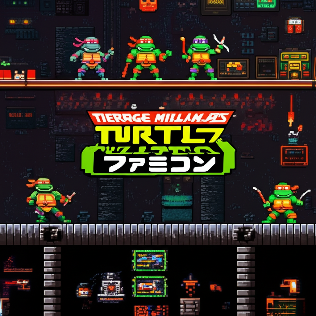 【ファミコン】TMNTティーンエージミュータントニンジャタートルズの買取価格相場を比較！高く売るコツ
