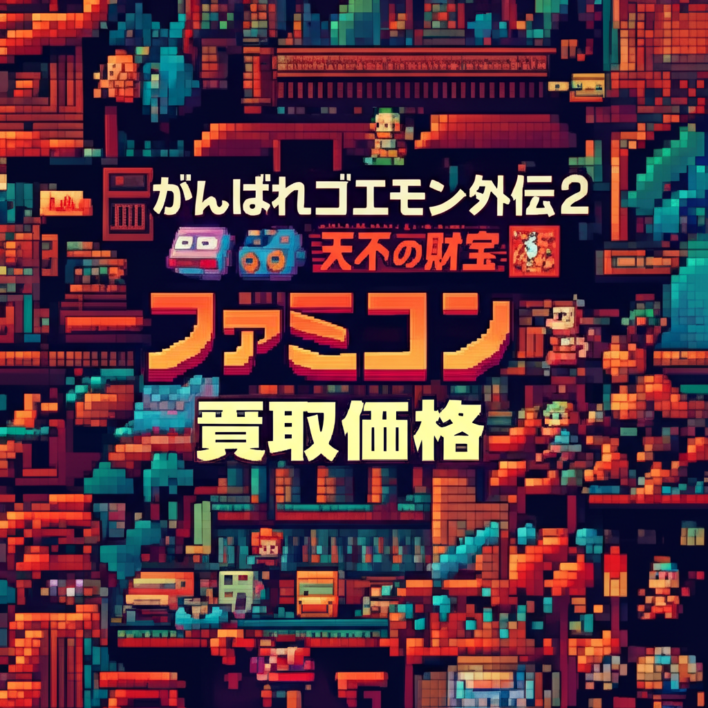 【ファミコン】がんばれゴエモン外伝2天下の財宝の買取価格相場を比較！高く売るコツ