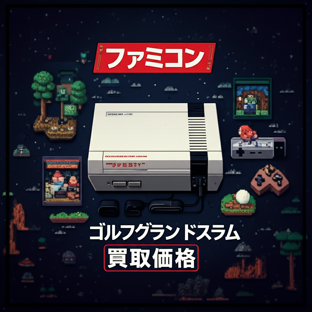 【ファミコン】ゴルフグランドスラムの買取価格相場を比較！高く売るコツ