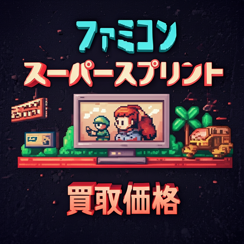 【ファミコン】スーパースプリントの買取価格相場を比較！高く売るコツ
