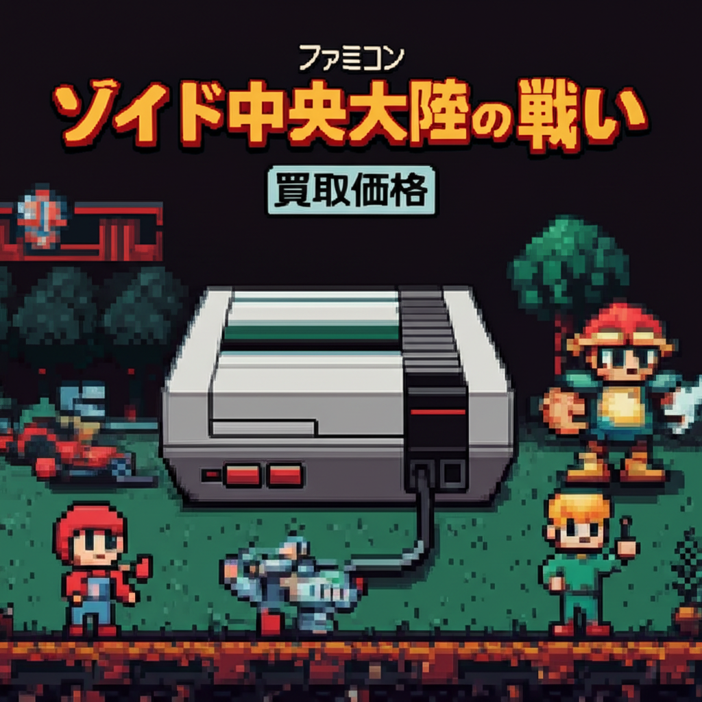 【ファミコン】ゾイド中央大陸の戦いの買取価格相場を比較！高く売るコツ