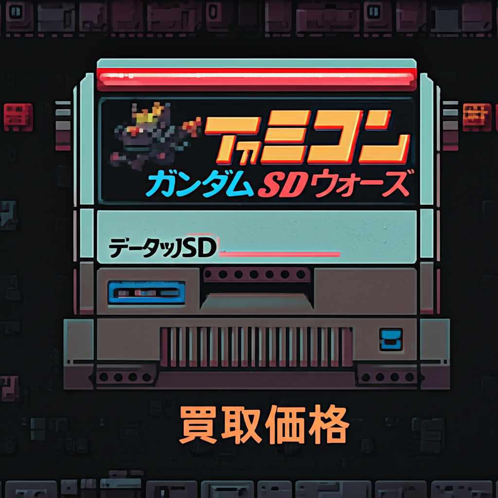 【ファミコン】データックSDガンダム ガンダムウォーズの買取価格相場を比較！高く売るコツ