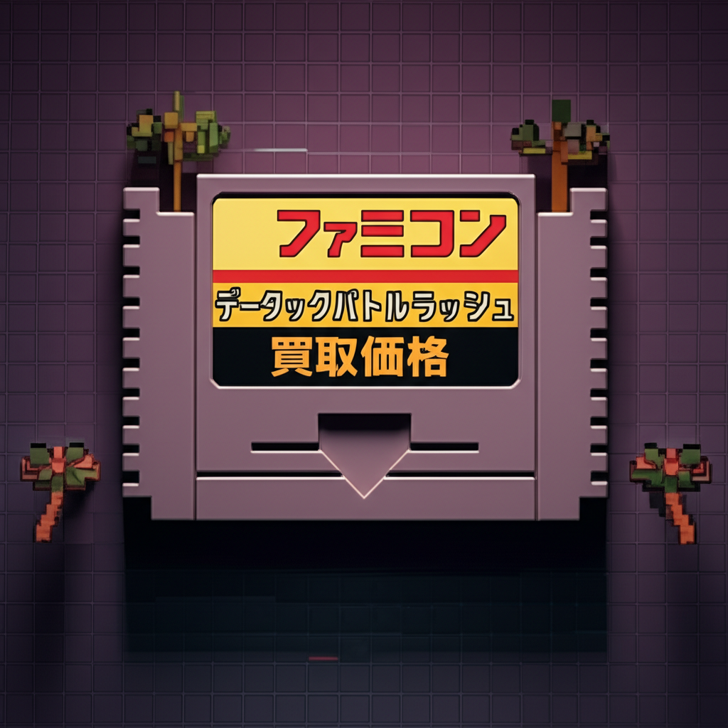 【ファミコン】データックバトルラッシュの買取価格相場を比較！高く売るコツ