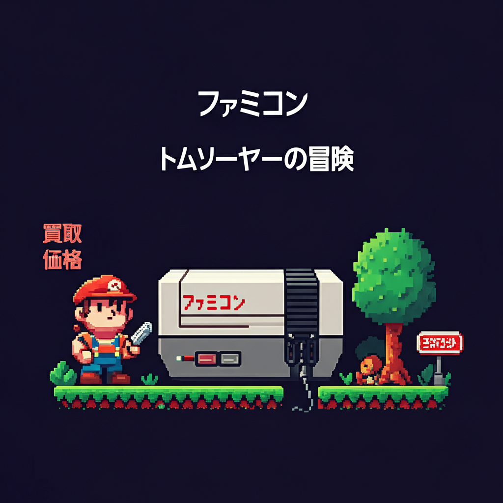 【ファミコン】トムソーヤーの冒険の買取価格相場を比較！高く売るコツ