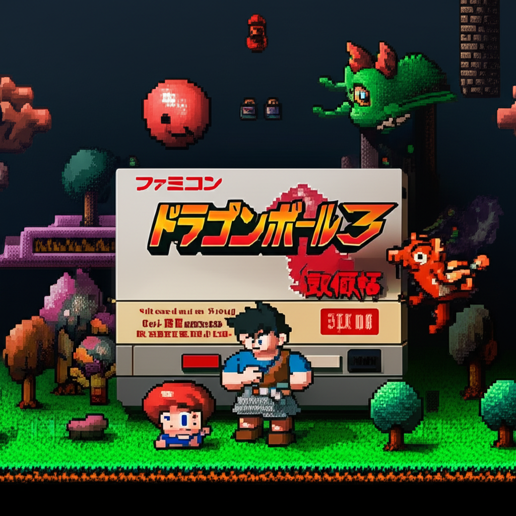 【ファミコン】ドラゴンボール3悟空伝の買取価格相場を比較！高く売るコツ