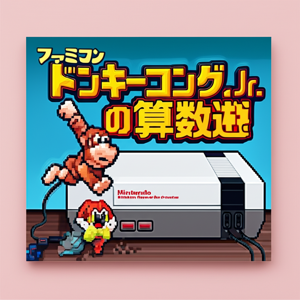 【ファミコン】ドンキーコングjrの算数遊びの買取価格相場を比較！高く売るコツ