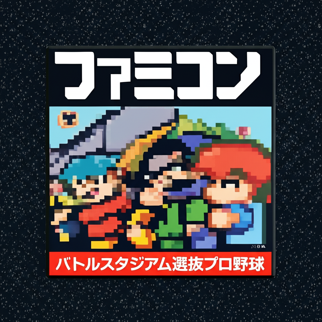 【ファミコン】バトルスタジアム選抜プロ野球の買取価格相場を比較！高く売るコツ