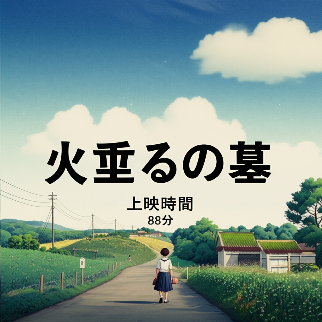 火垂るの墓の上映時間は何分？88分の詳細解説！
