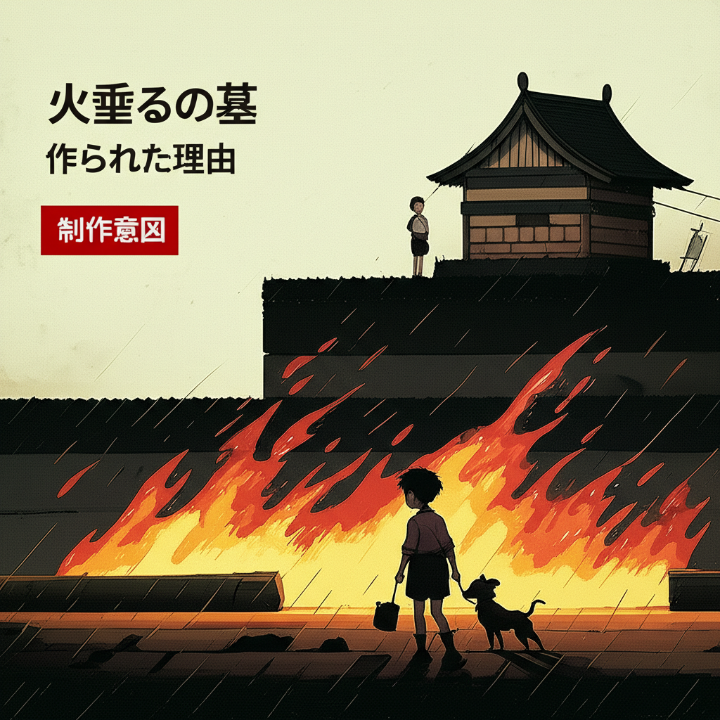 火垂るの墓が作られた理由とは？高畑勲監督の制作意図を完全解説！