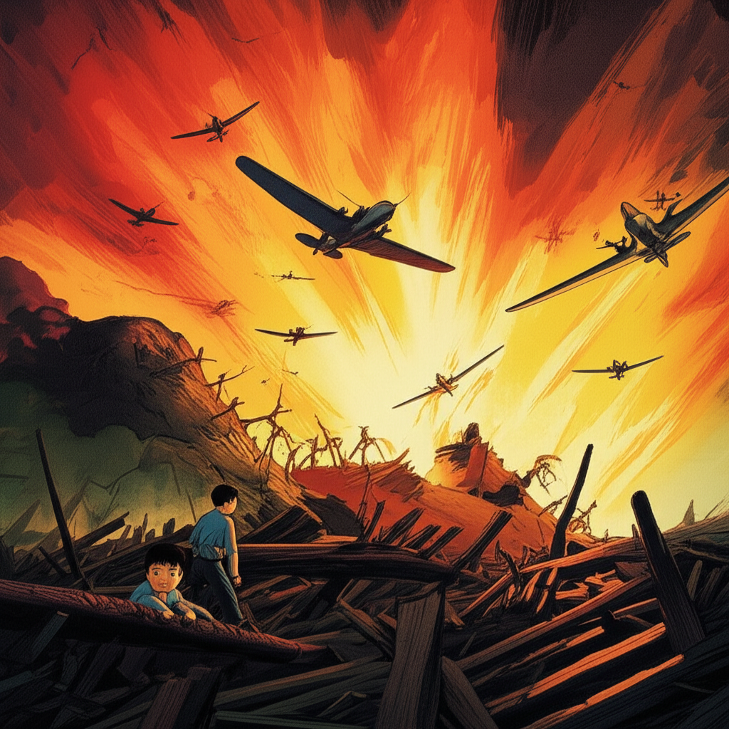 火垂るの墓の空襲シーンはなぜここまで衝撃的なのか？神戸大空襲の戦争描写を徹底解説！