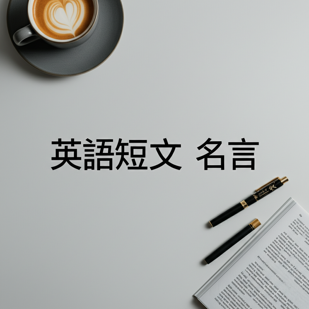 英語短文の名言ランキングTOP15！心に響く一言で人生が変わる！？