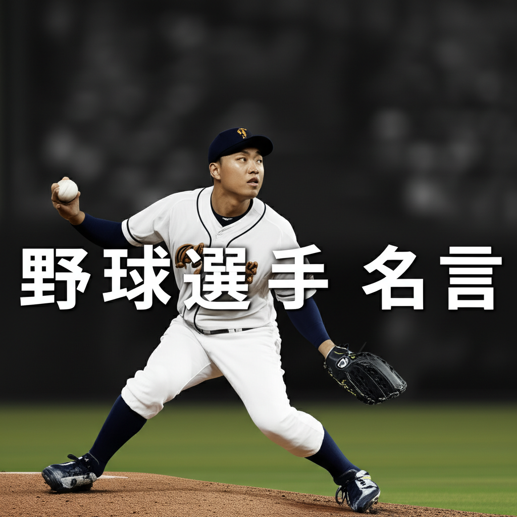 野球選手の名言ランキングTOP10！心に響く不滅の言葉たち