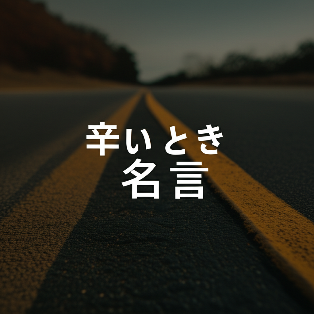 辛いときの名言ランキングTOP10！心に響く先人の智慧で立ち直る力を