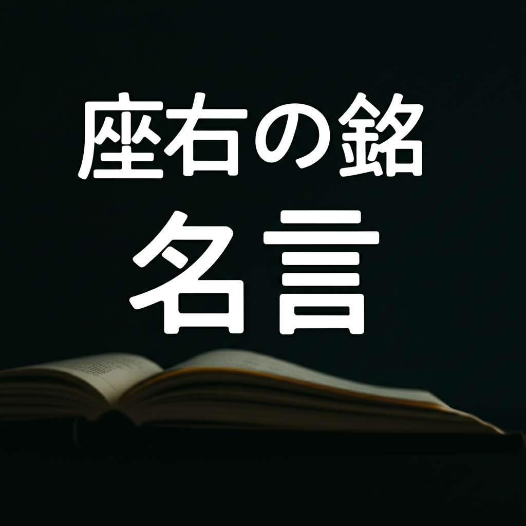 座右の銘の名言ランキングTOP15！人生を変えた先人の智慧に衝撃！