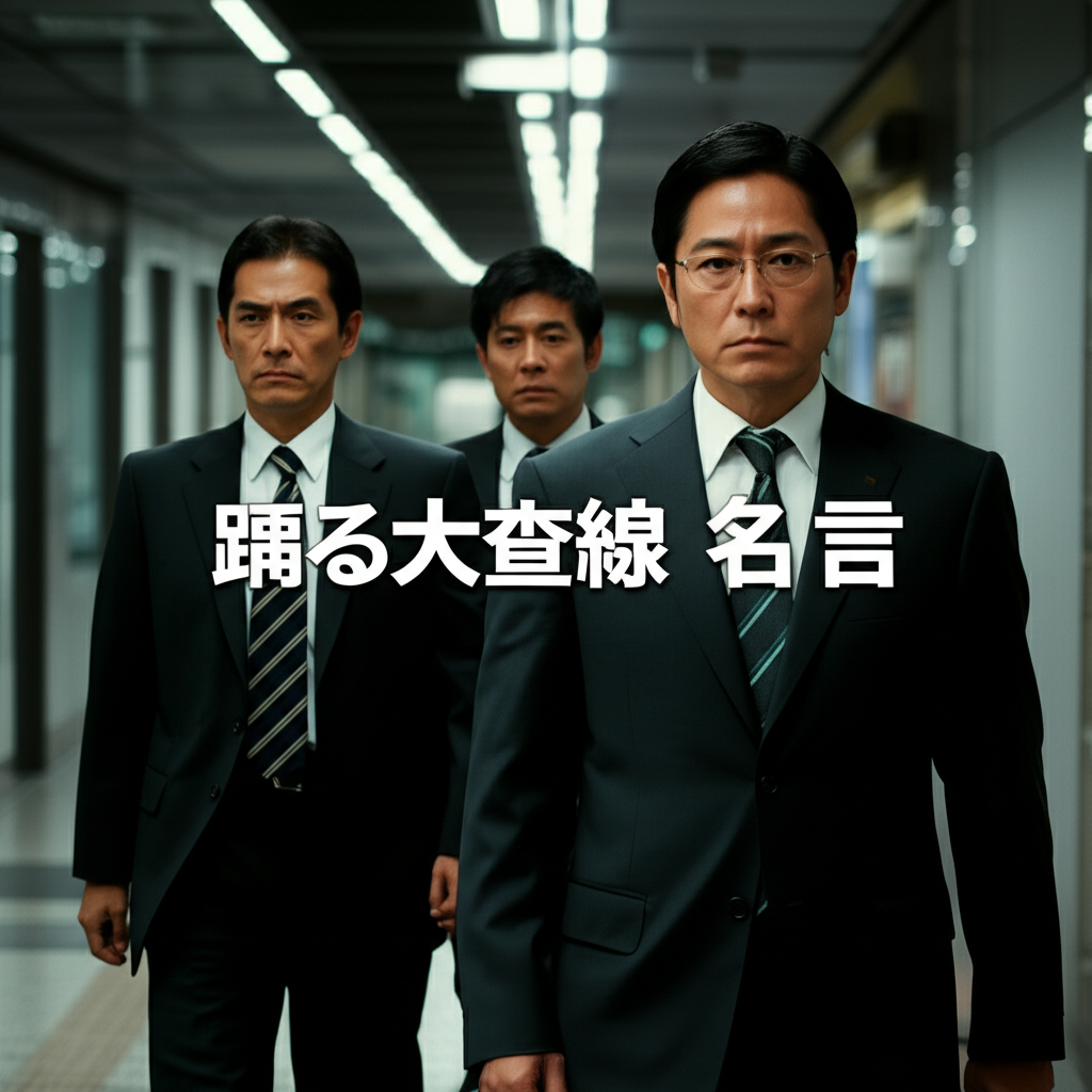 踊る大捜査線の名言ランキングTOP10！青島と室井のあの名セリフが1位！？