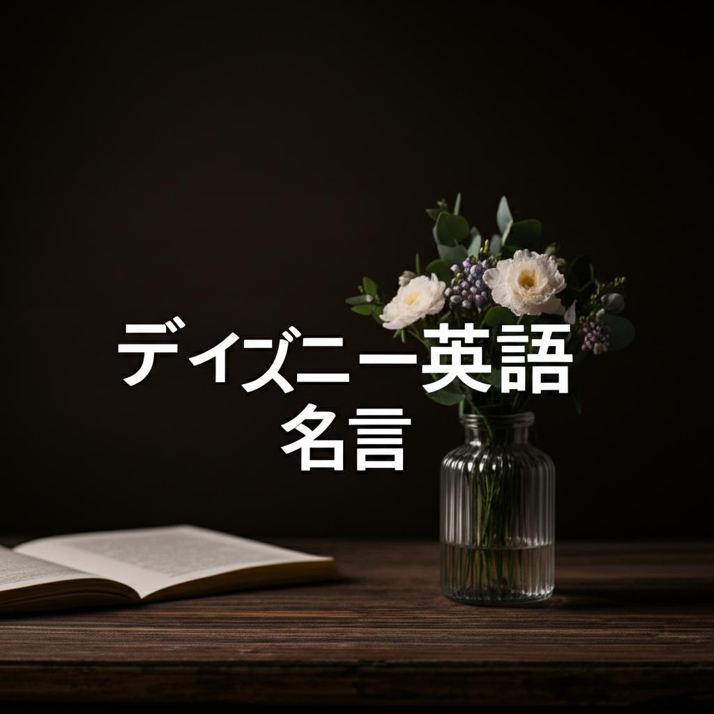 ディズニー英語の名言ランキングTOP10！感動必至の永遠に語り継がれる言葉たち