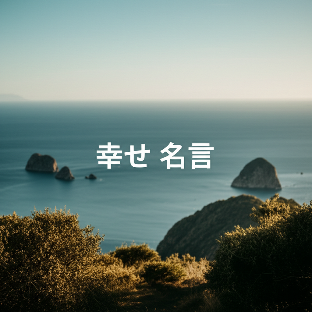 幸せの名言ランキングTOP10！心に響く言葉で人生が劇的に変わる