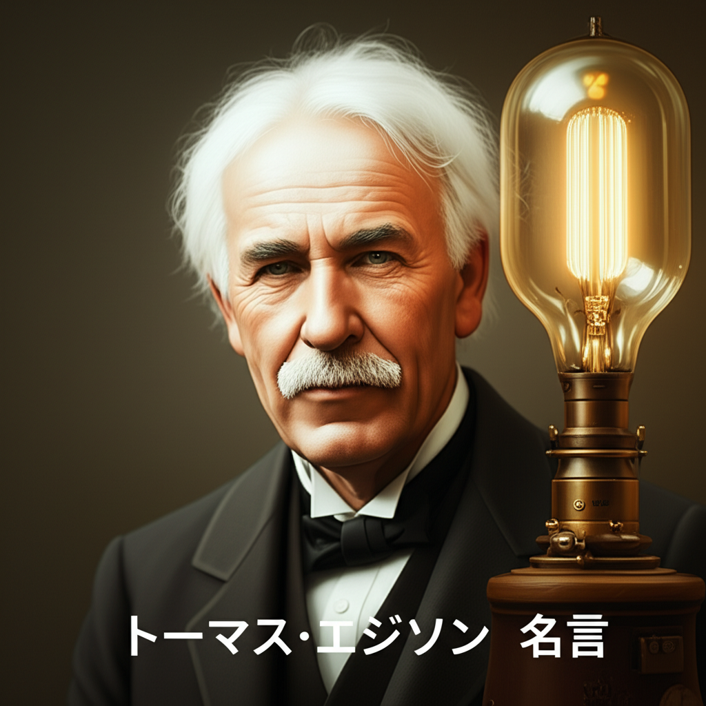 トーマス・エジソンの名言ランキングTOP10！発明王の人生哲学が心に響く理由