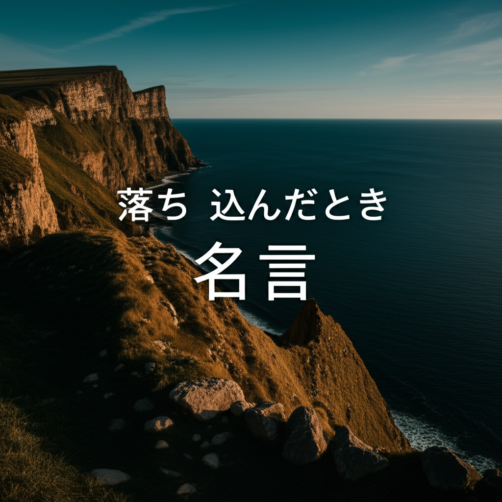 落ち込んだときの名言ランキングTOP15！心を救った究極の言葉とは？