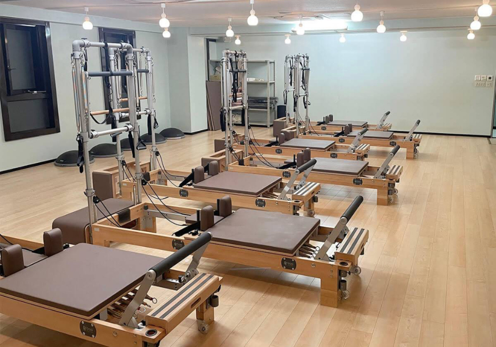 zen place pilates(ゼンプレイスピラティス) 第2銀座リフォーマー店スタジオ内