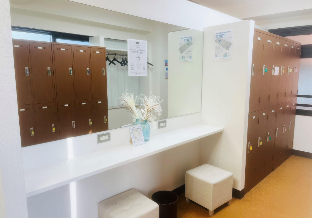 zen place pilates(ゼンプレイスピラティス) 国分寺店ロッカールーム