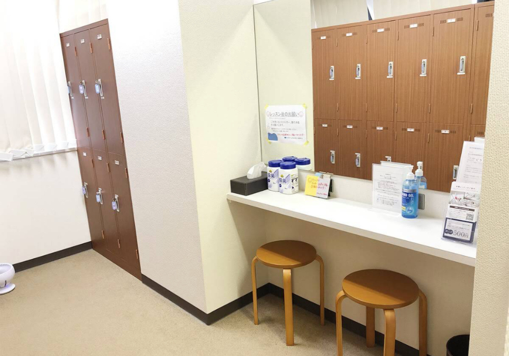 zen place pilates(ゼンプレイスピラティス) 東陽町ロッカールーム