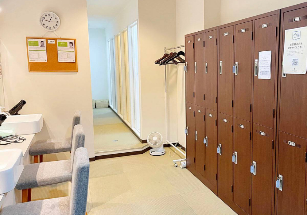 zen place pilates(ゼンプレイスピラティス) & yoga 学芸大学店ロッカールーム