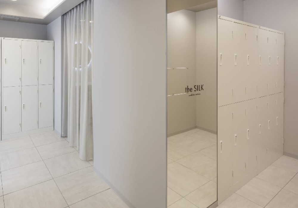 the SILK中目黒店ロッカールーム