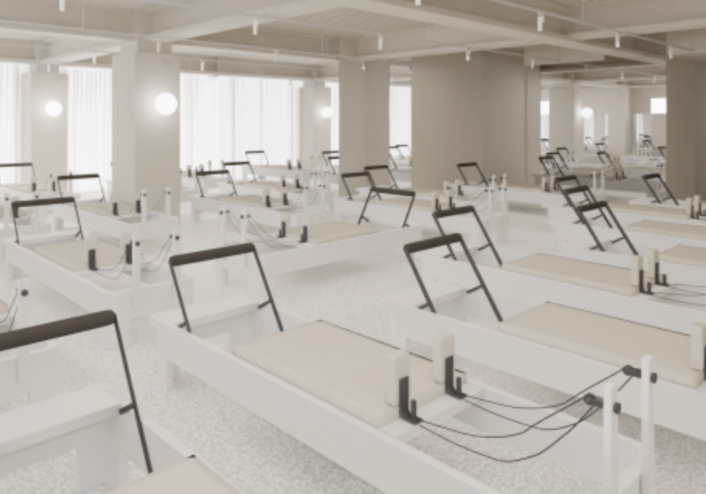 the SILK田町店スタジオ内