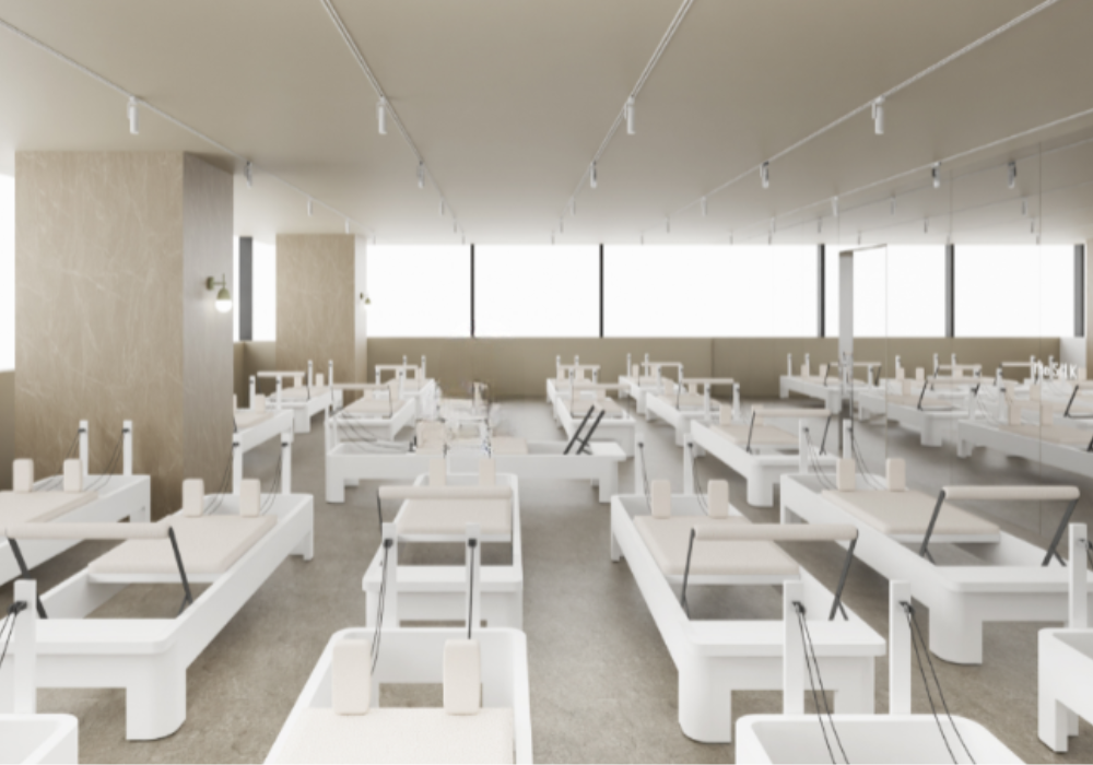 the SILK川崎店スタジオ内